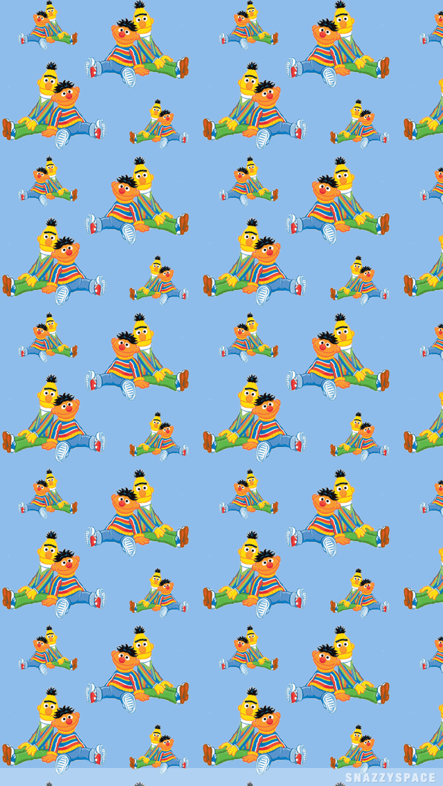 Ernie And Bert iPhone Wallpaper