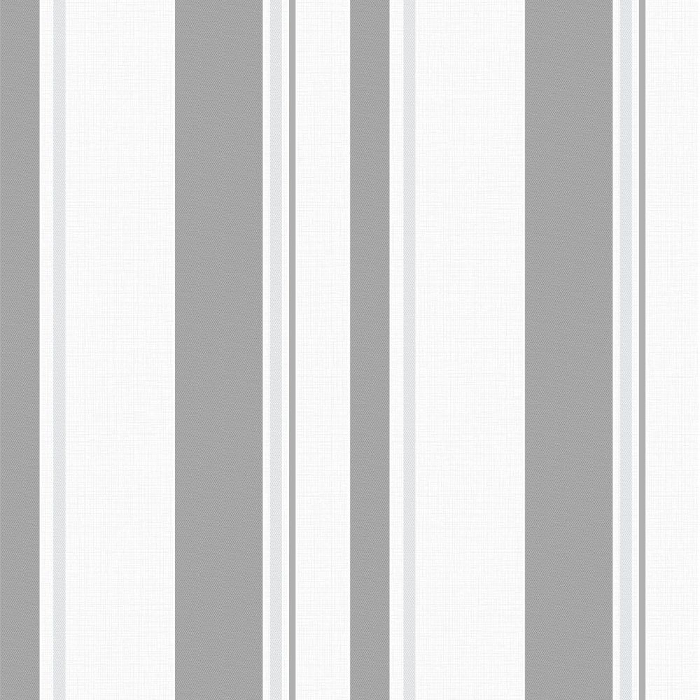 Sienna Stripe Textured Wallpaper Grey Cut Price