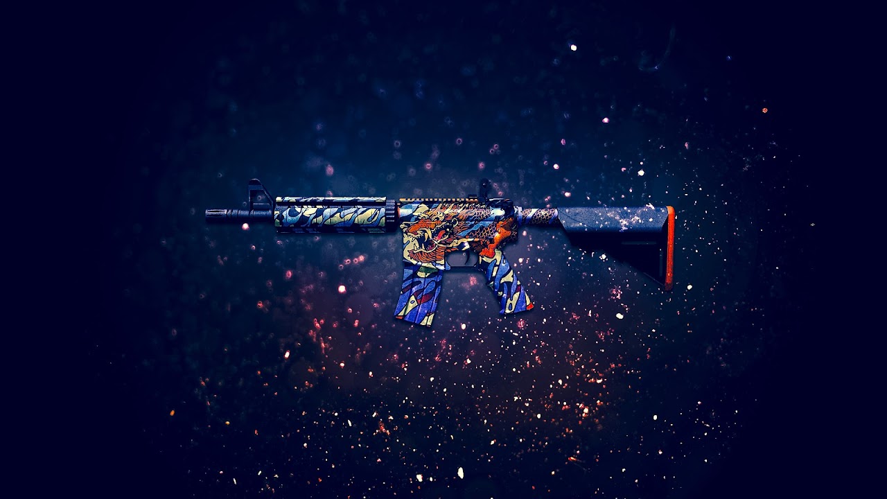 Csgo M4a4 Dragon Rifle 4k Wallpaper