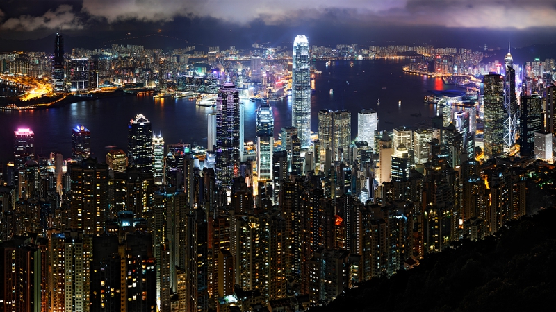 Cityscapes Hong Kong Wallpaper Architecture Modern HD