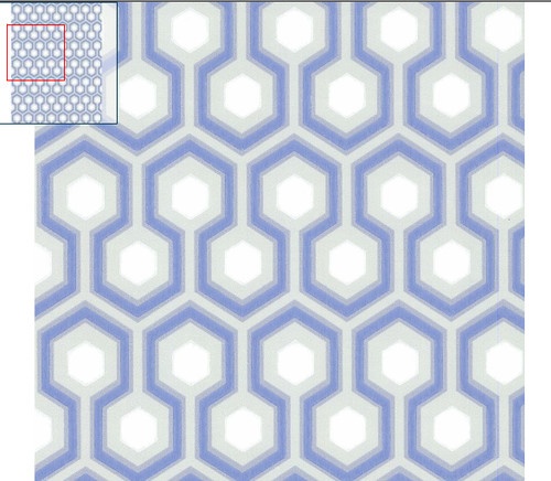 David Hicks Hexagon Wallpaper Modern Cole Son