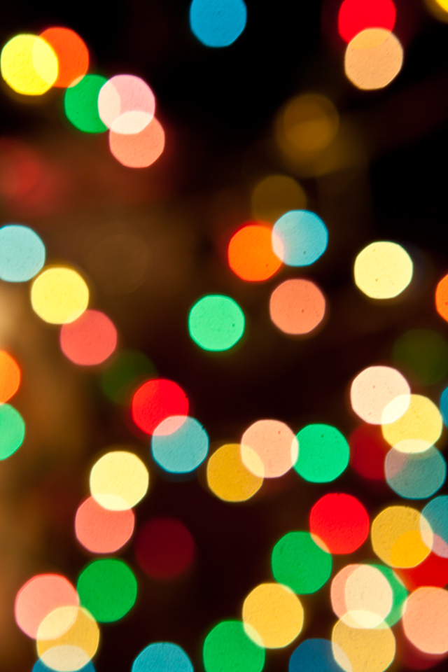 50+] Christmas Lights iPhone Wallpaper - WallpaperSafari