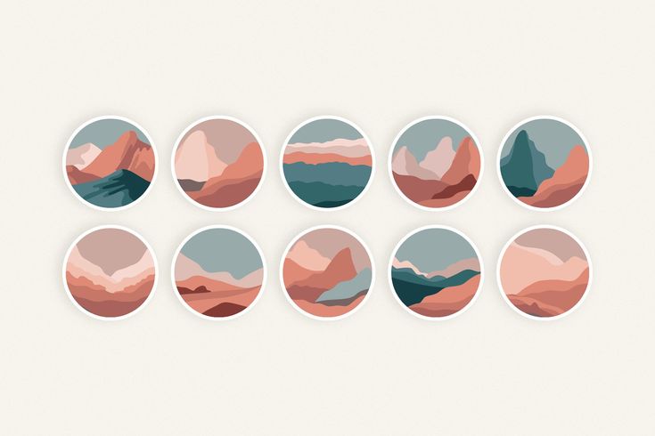 Abstract Landscapes Wallpaper