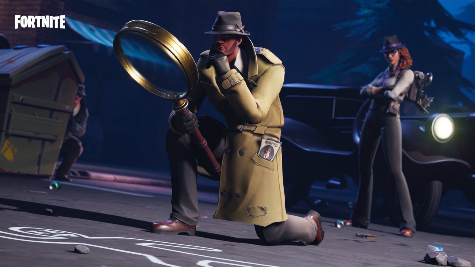 High Definition Wallpaper Of Sleuth From Fortnite Paperpull