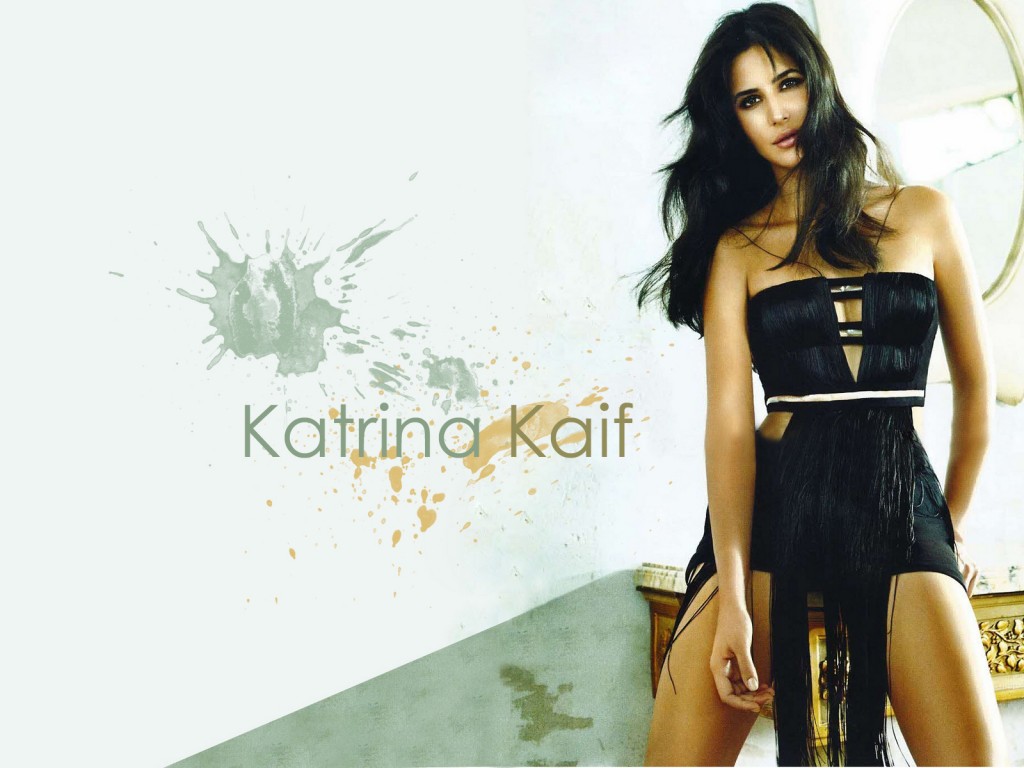 Katrina Kaif In Black Dress Wallpaper Suit Gown Pics