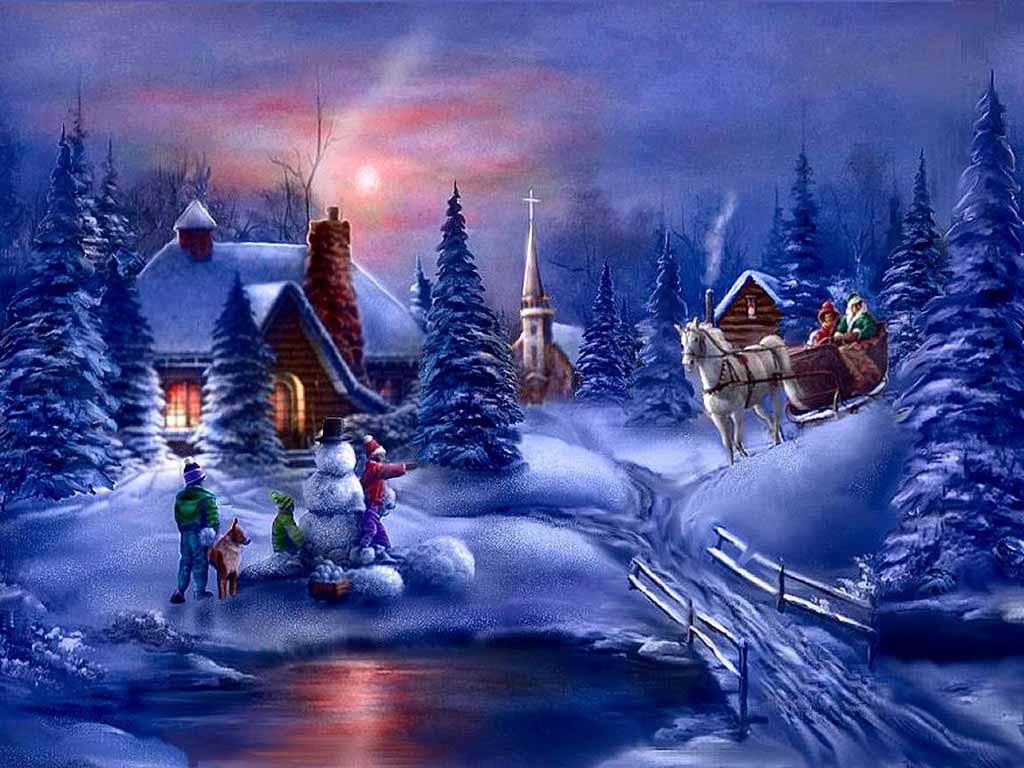 HD Wallpaper Winter Scenes For Desktop