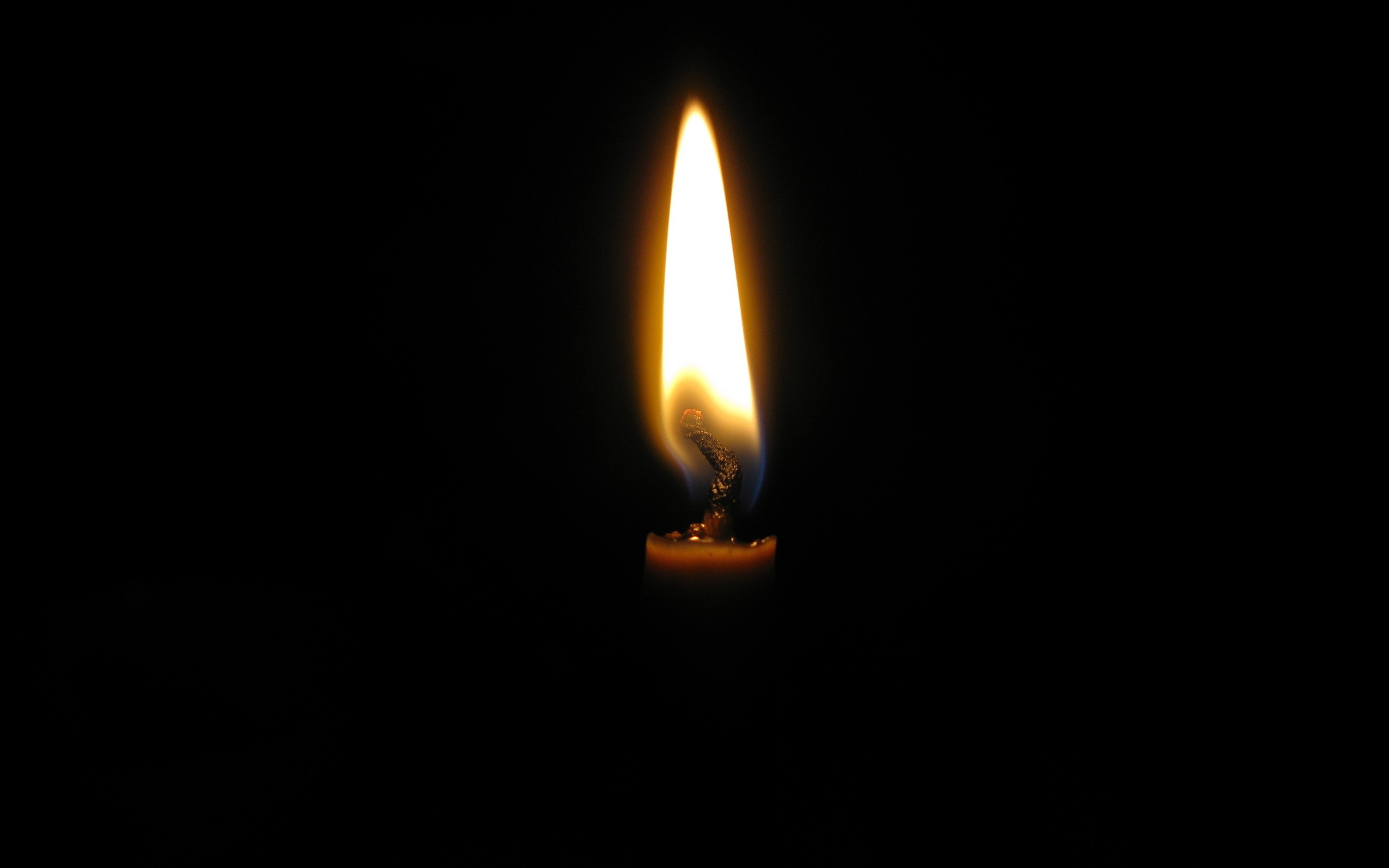 Burning Candle Wallpaper Background