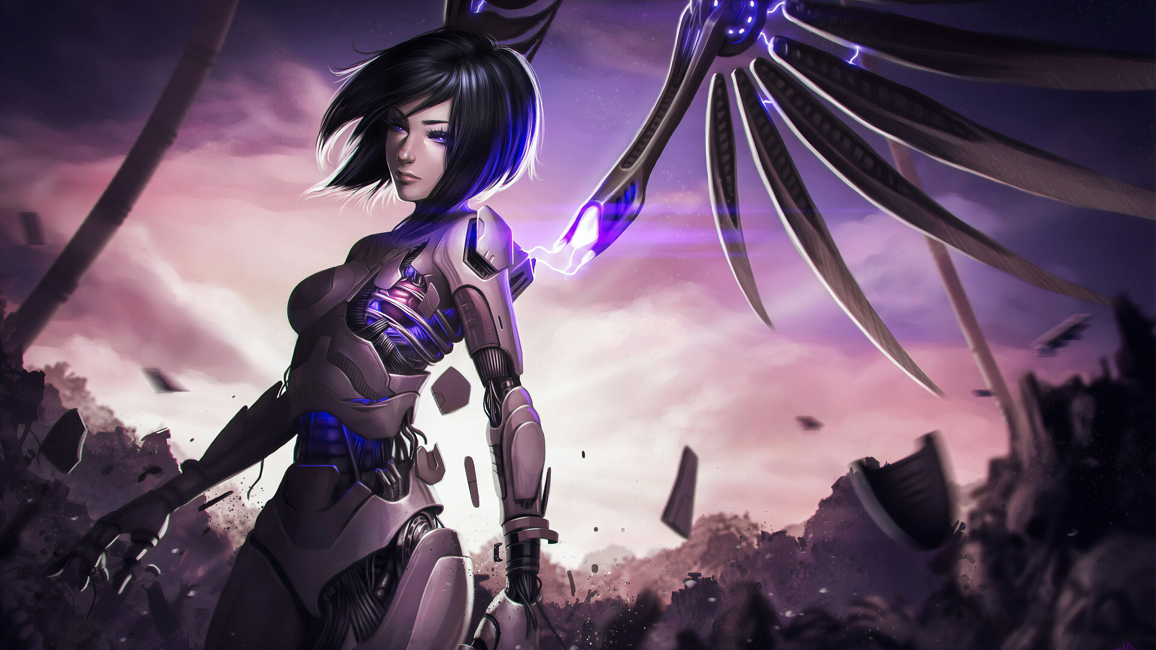 The Alita Battle Angel Art Wallpaper