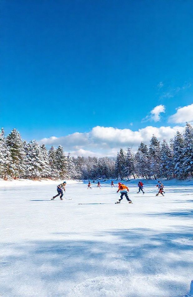 Pond Hockey Wallpaper