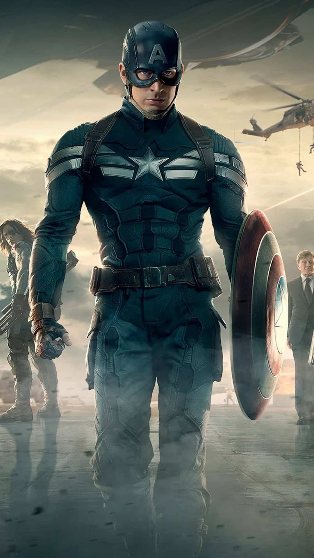 Captain America iPhone Wallpaper