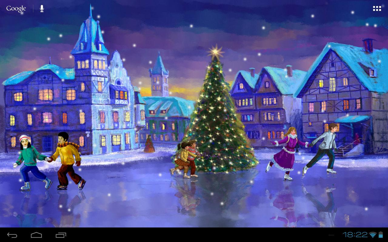 Animated Christmas Wallpaper Windows Image Pictures Becuo