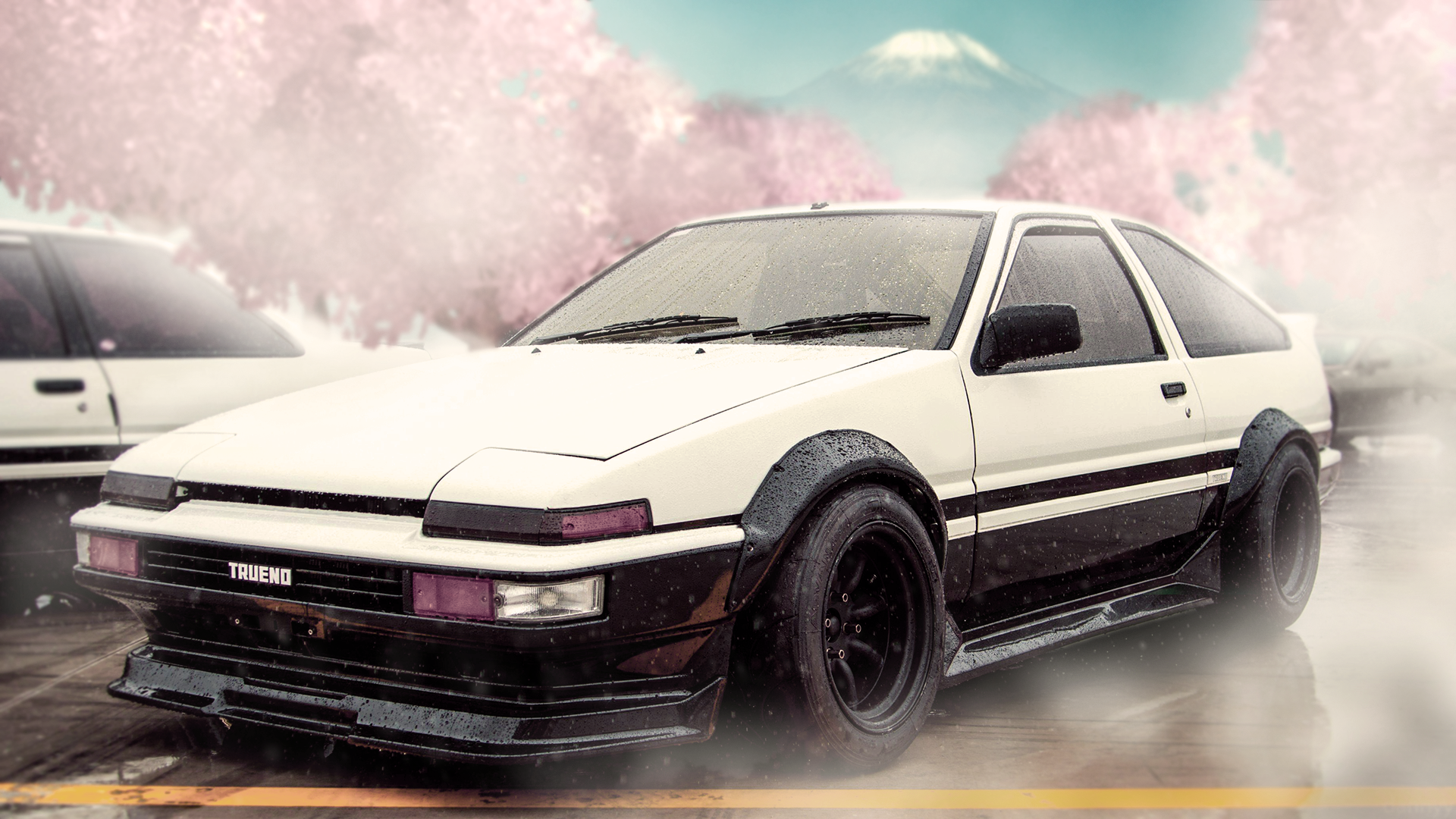 Ae86 Wallpaper I Made For My Puter Not Very Good But