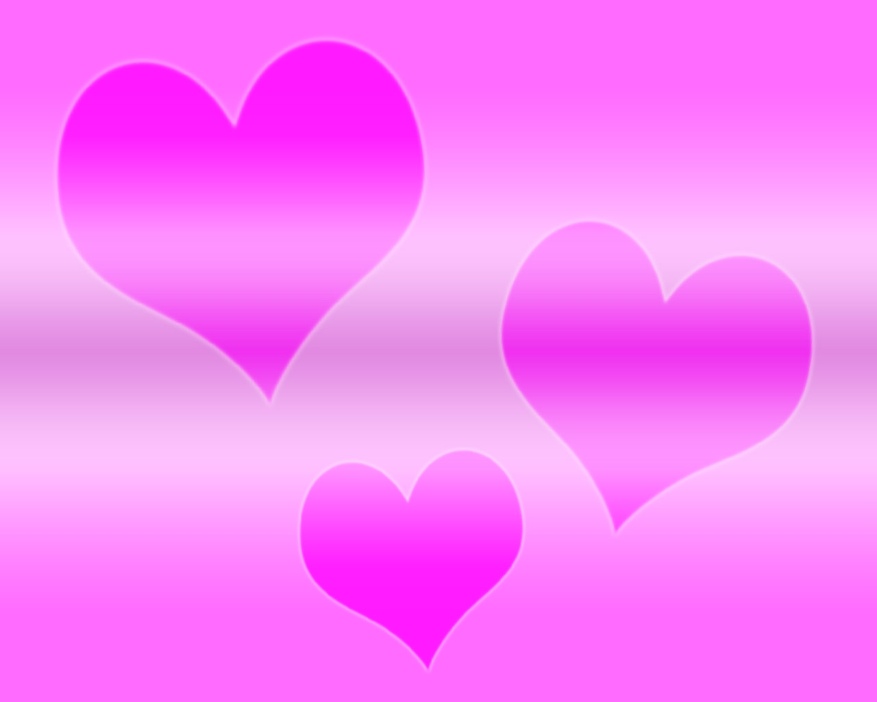 Cute Pink Heart Wallpaper