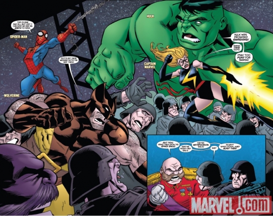 Image Featuring Hulk Spider Man Wolverine Marvel