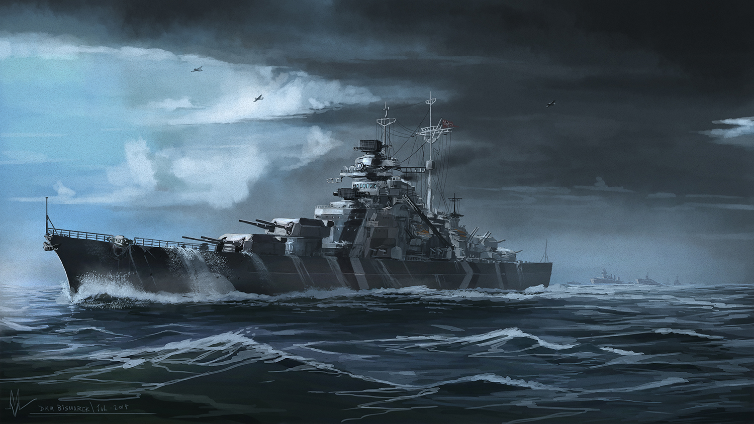 Dkm Bismarck By HigHDarktemplar