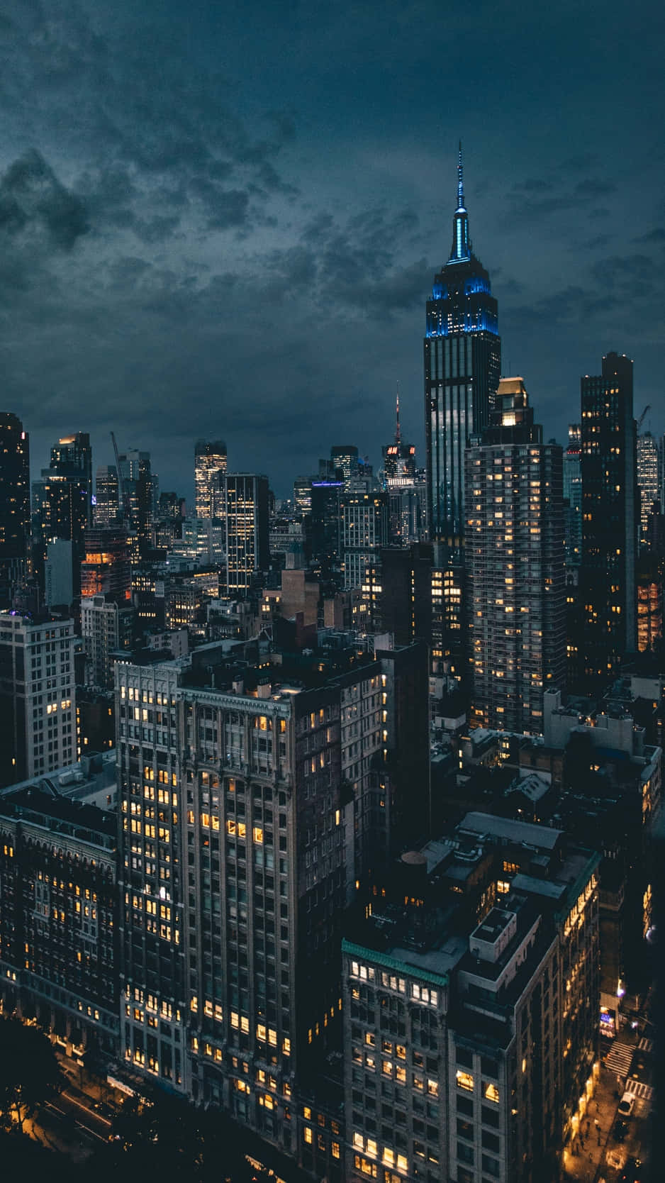 New York City Night iPhone Wallpaper
