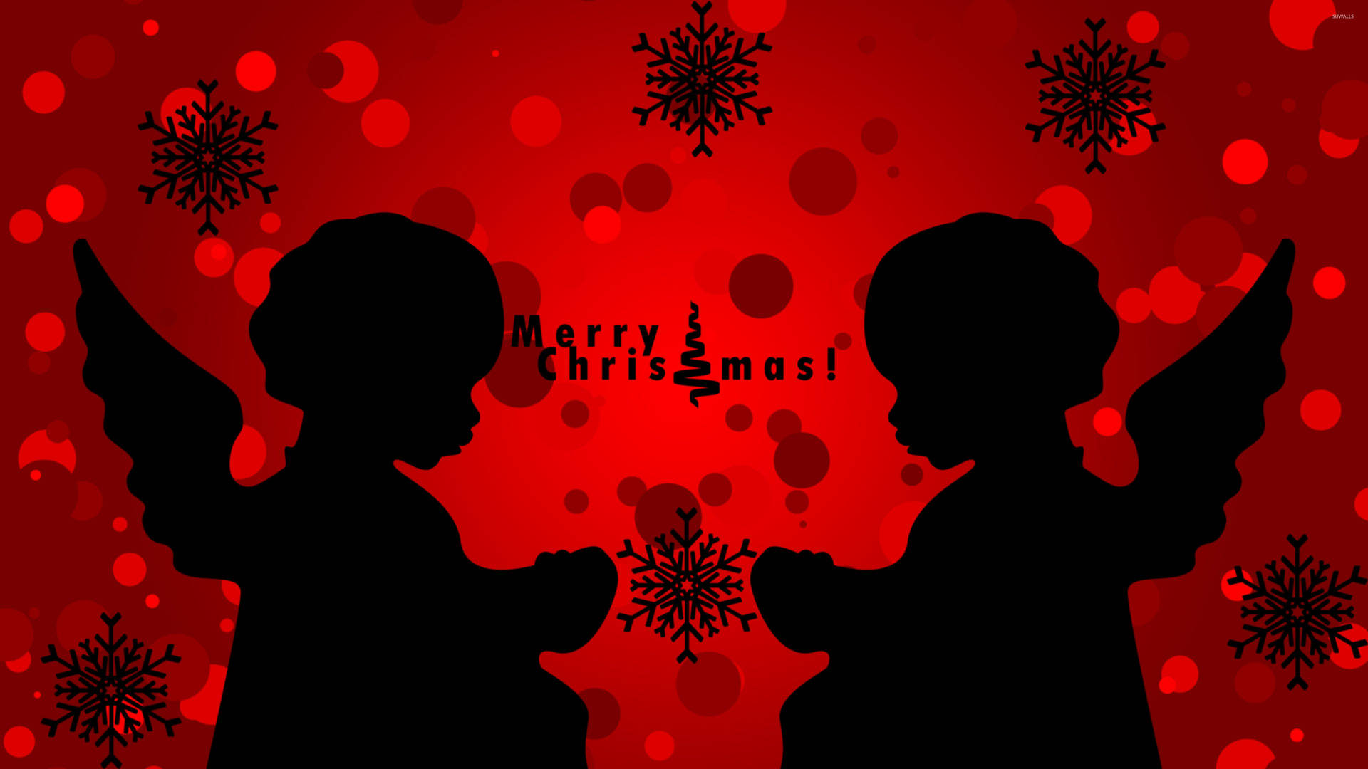 Christmas Angels Wallpaper