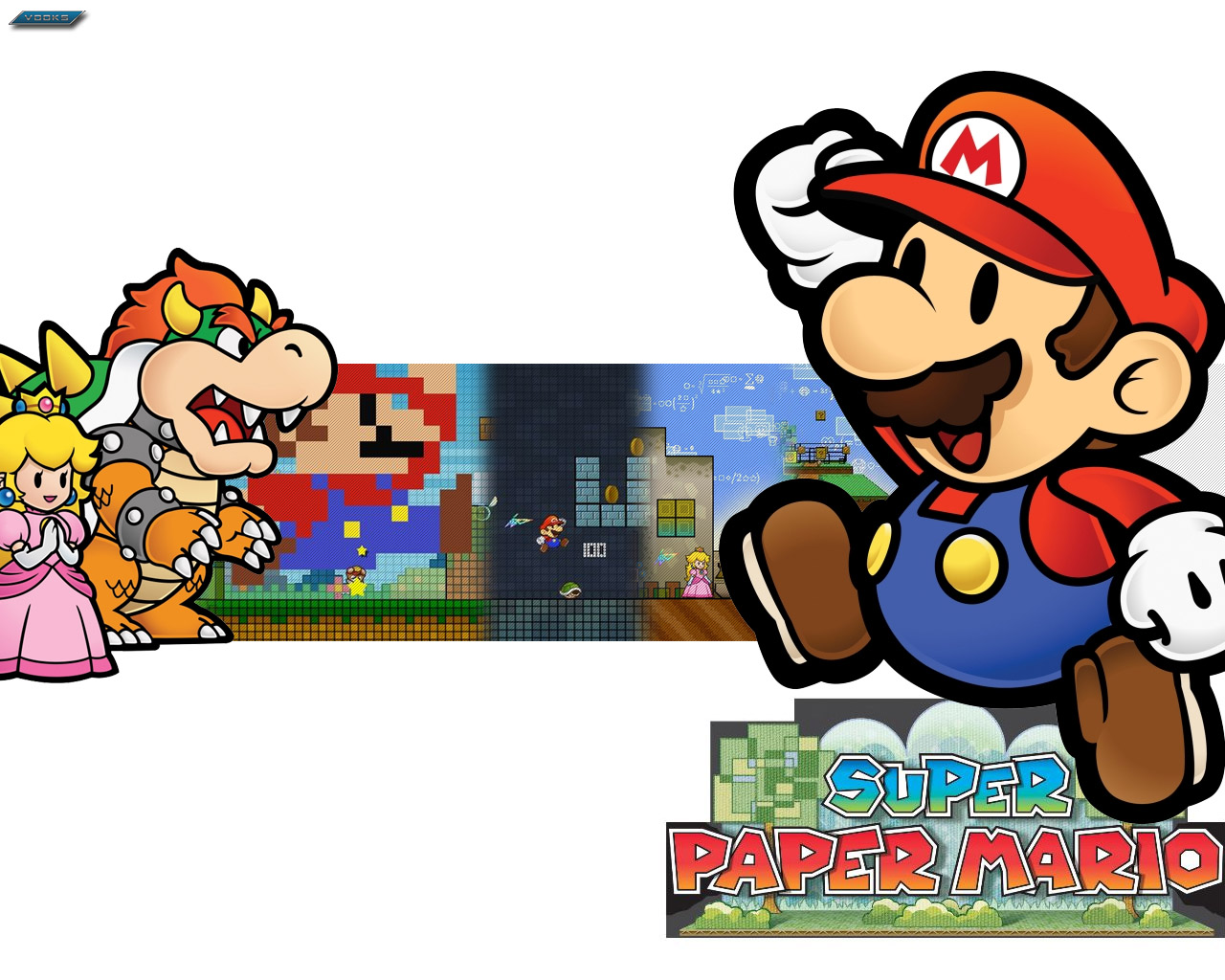Super Paper Mario Princess Nintendo Wallpaper