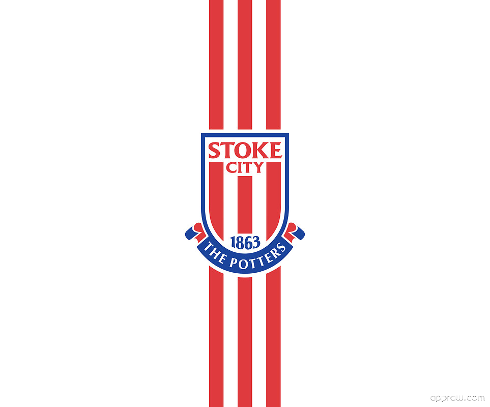 Stoke City Fc Simple Stripes Wallpaper HD