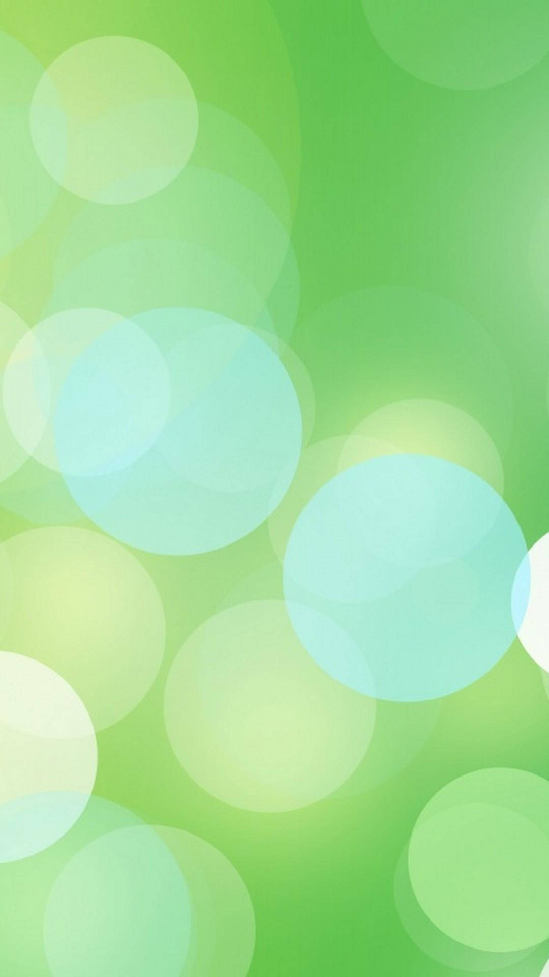 Abstract green background with bokeh effect