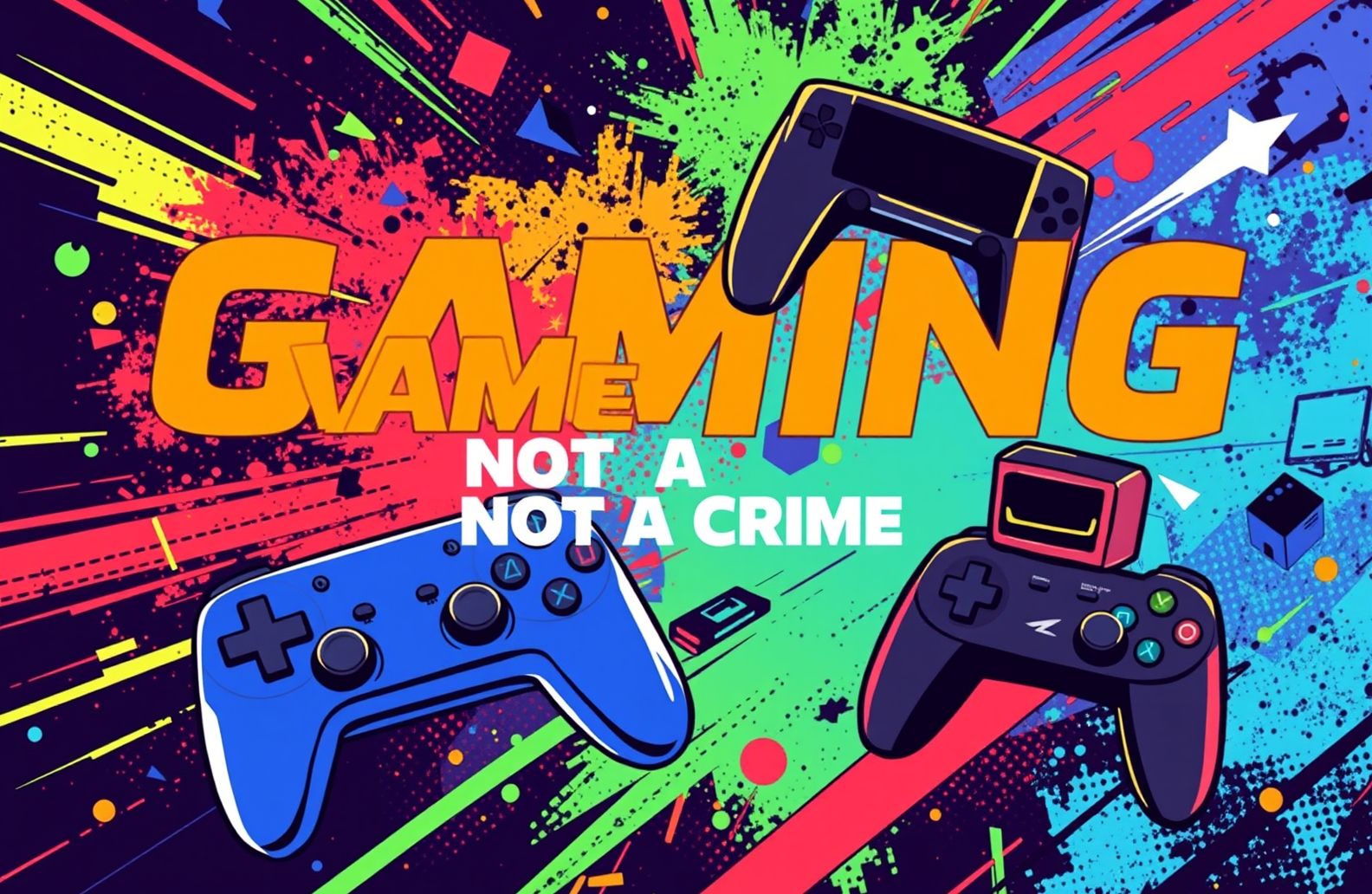 Gaming Is Not A Crime Wallpaper