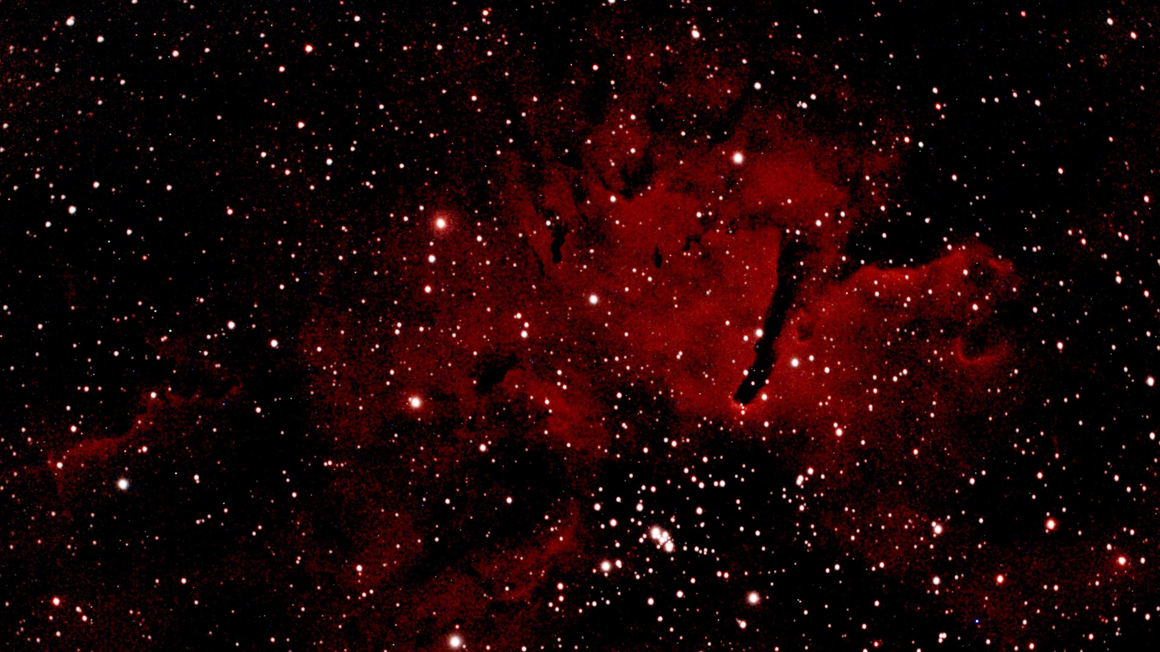 Space Wallpaper Red