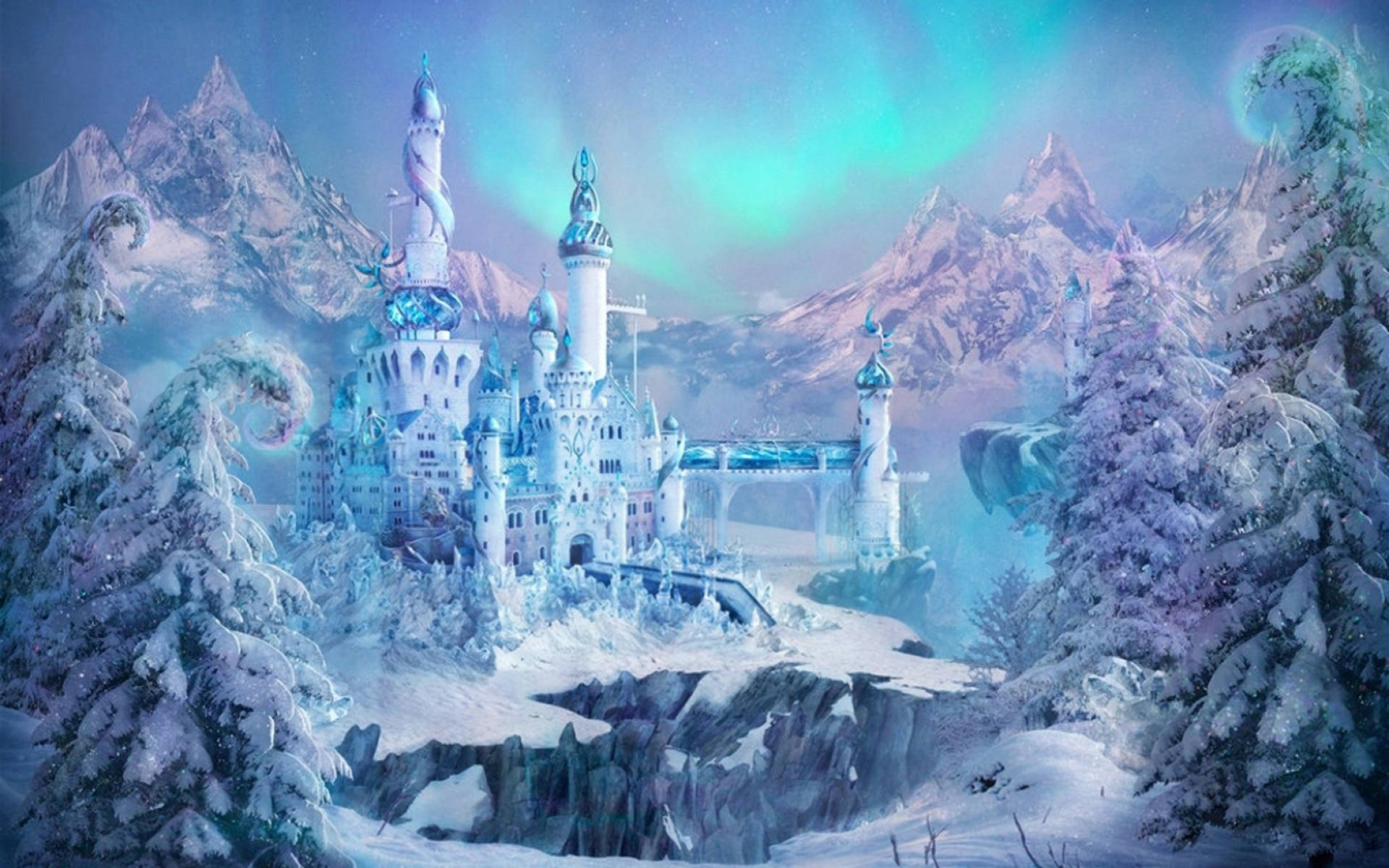 Frozen Castle Picture Wallpaper