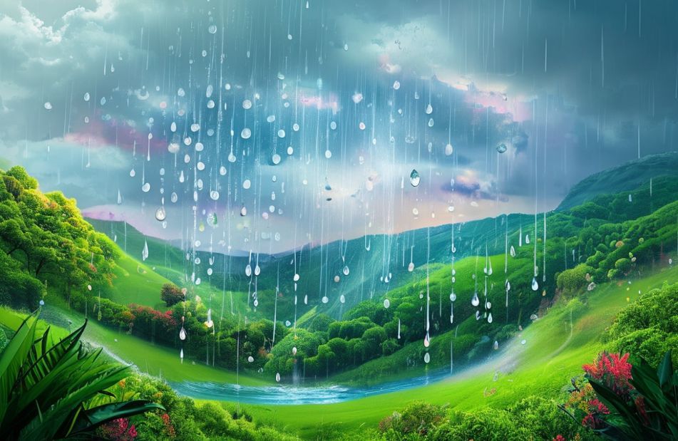 3d Rain Wallpaper