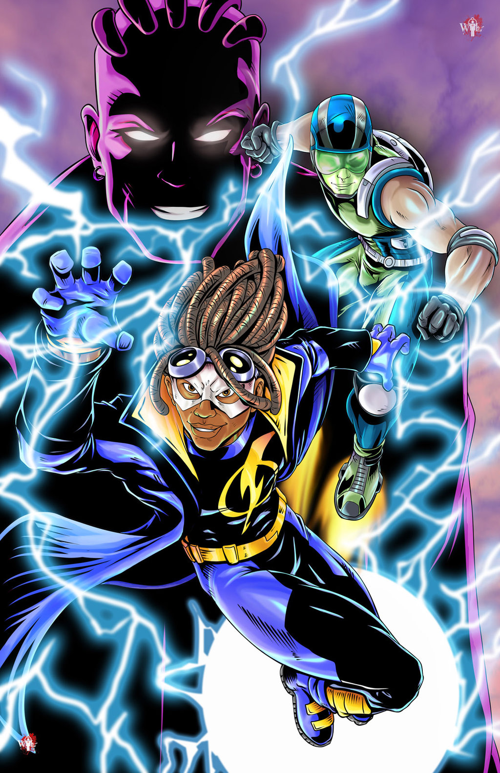 Dc Static Shock By Wil Woods