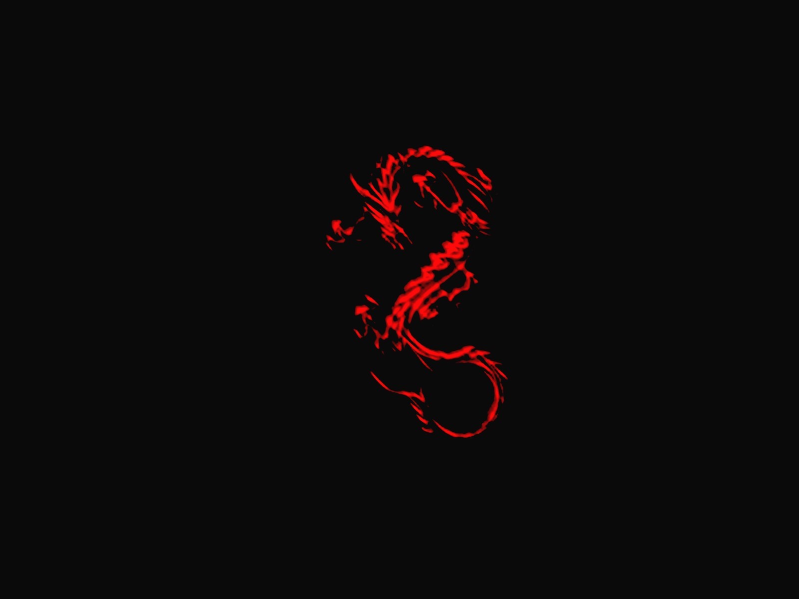 Dark Red Wallpaper Dragon