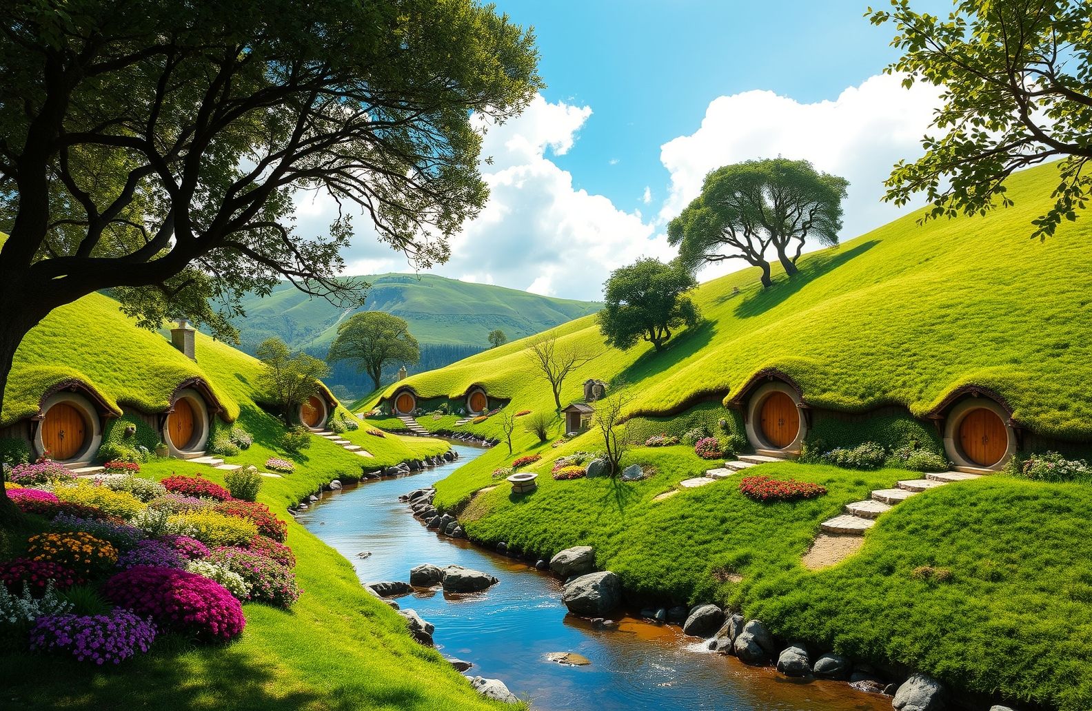 The Hobbit Shire Wallpaper