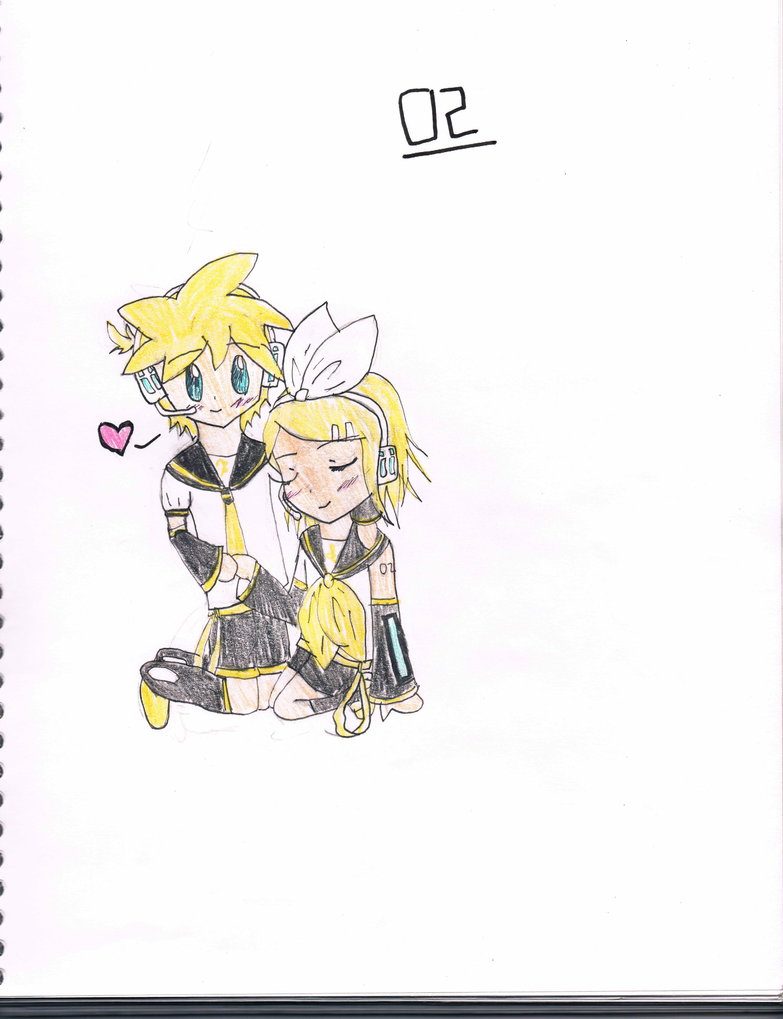 Len and Rin Chibi by KokePasu