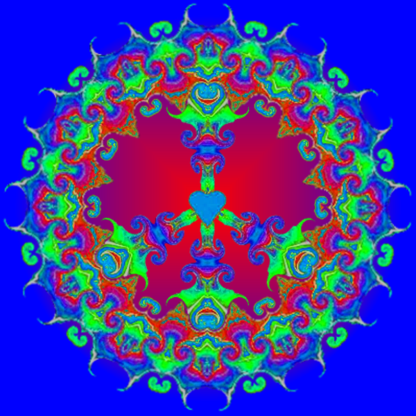 Colorful Peace Sign Background For Desktop