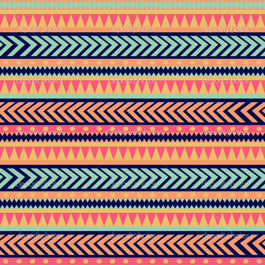 Colorful Tribal Wallpaper