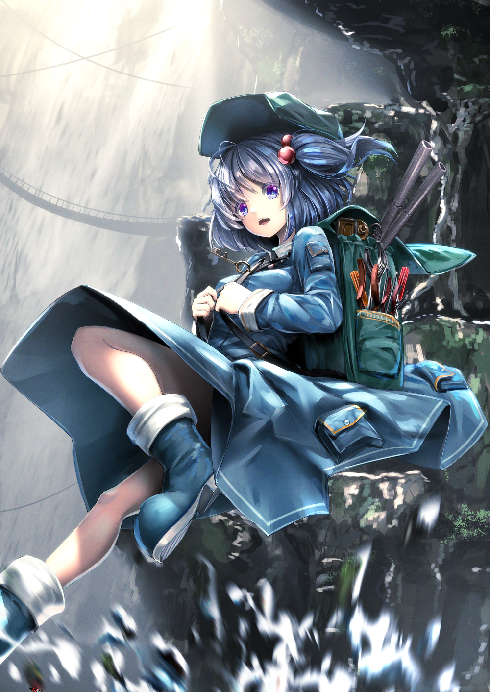 Free download Kawashiro Nitori Nitori Kawashiro Touhou Mobile Wallpaper