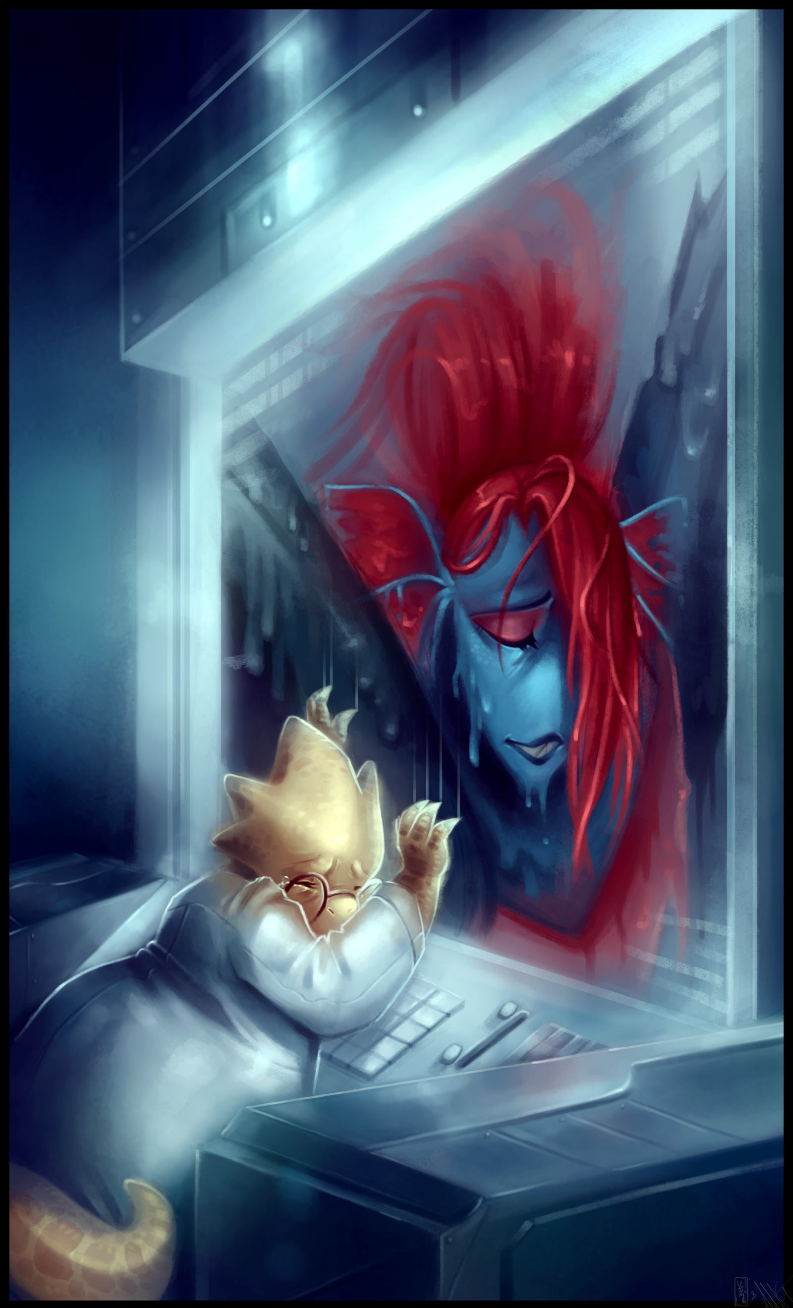 Farewell Undyne Undertale Collab By Walkingmelonsaaa