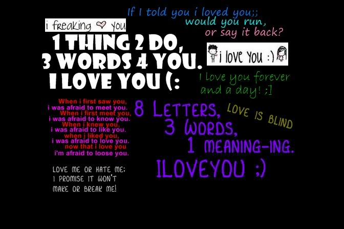 Love Words Wallpaper Desktop Background
