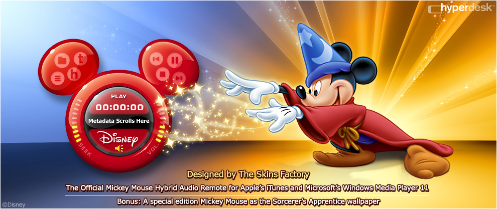Yahoo Widgets The Mickey Mouse Audio Remote For By