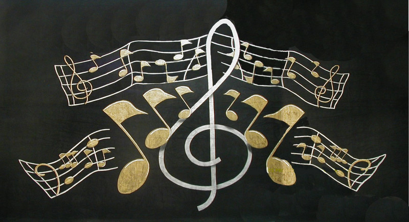 Gold Music Notes Phone Wallpaper By Brandiwig84