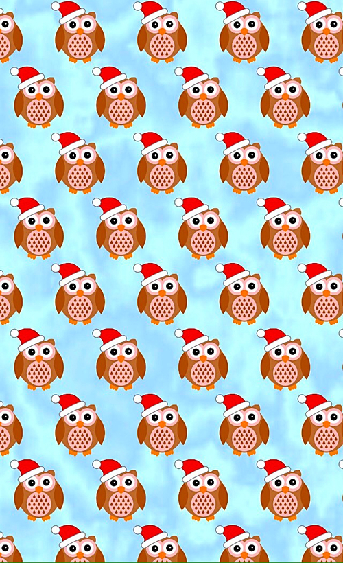 Owl Christmas iPhone Wallpaper We Heart It