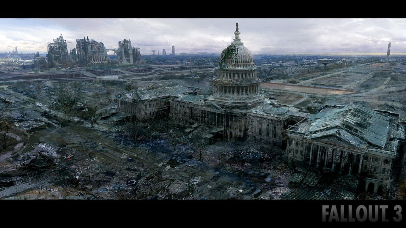 Capitol Building Fallout Wallpaper Hq