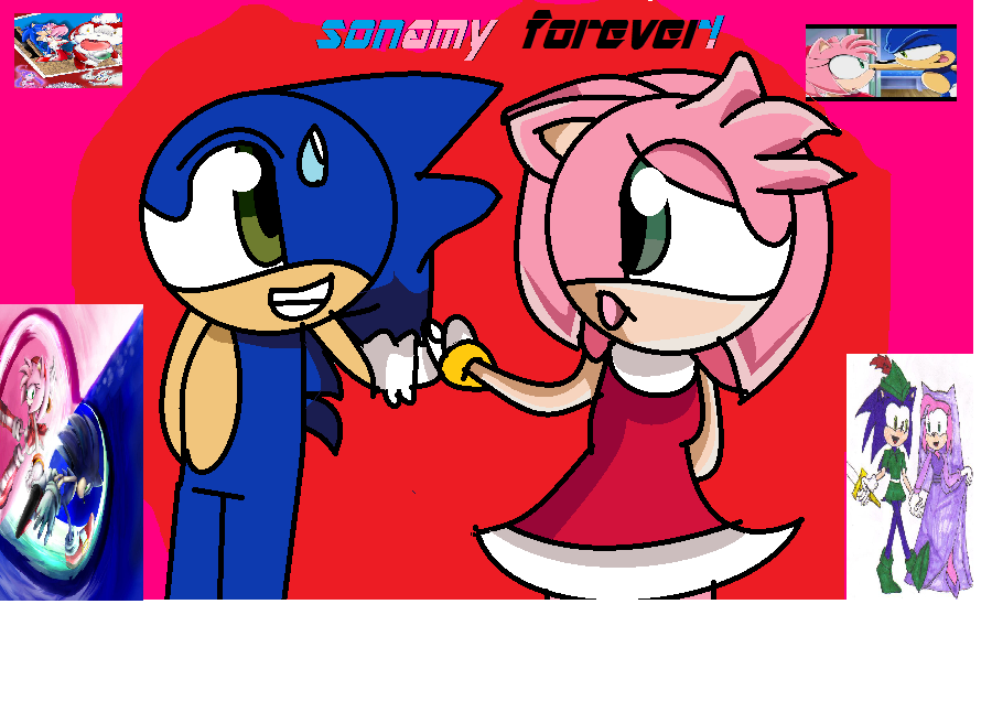 Sonamy Wallpaper Sonic And Amy Photo