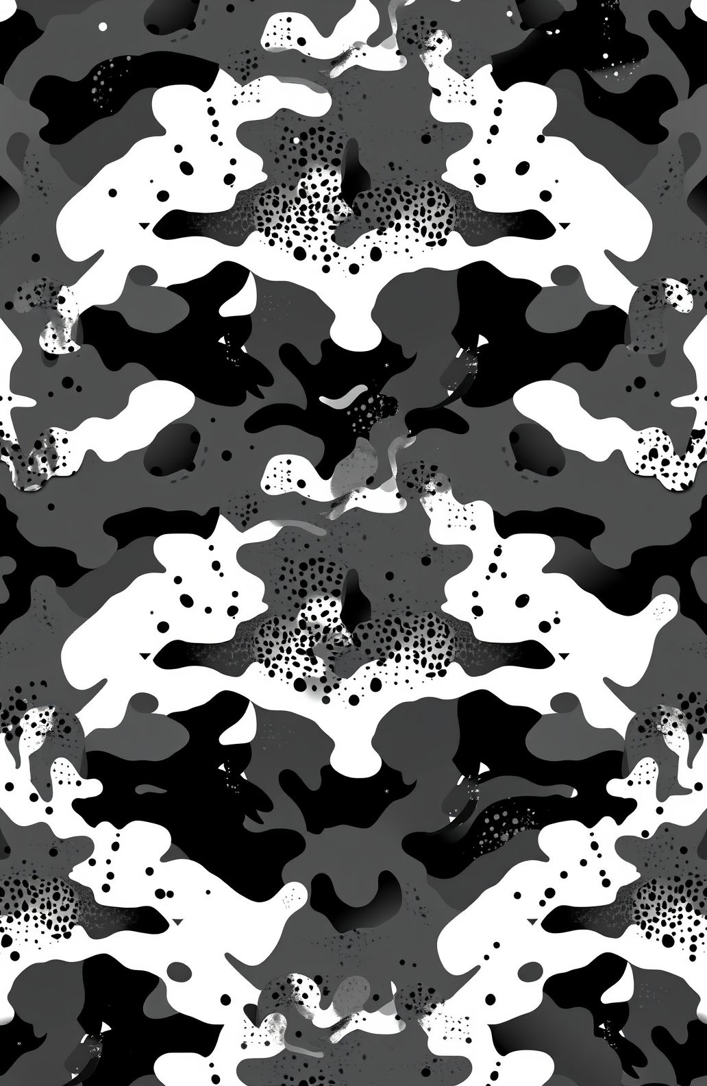 Black And White Camo Wallpaper