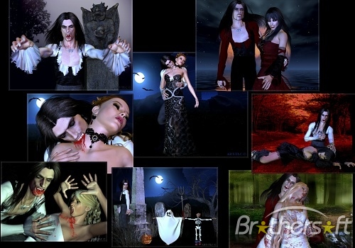 Halloween Vampire Nights Screensaver