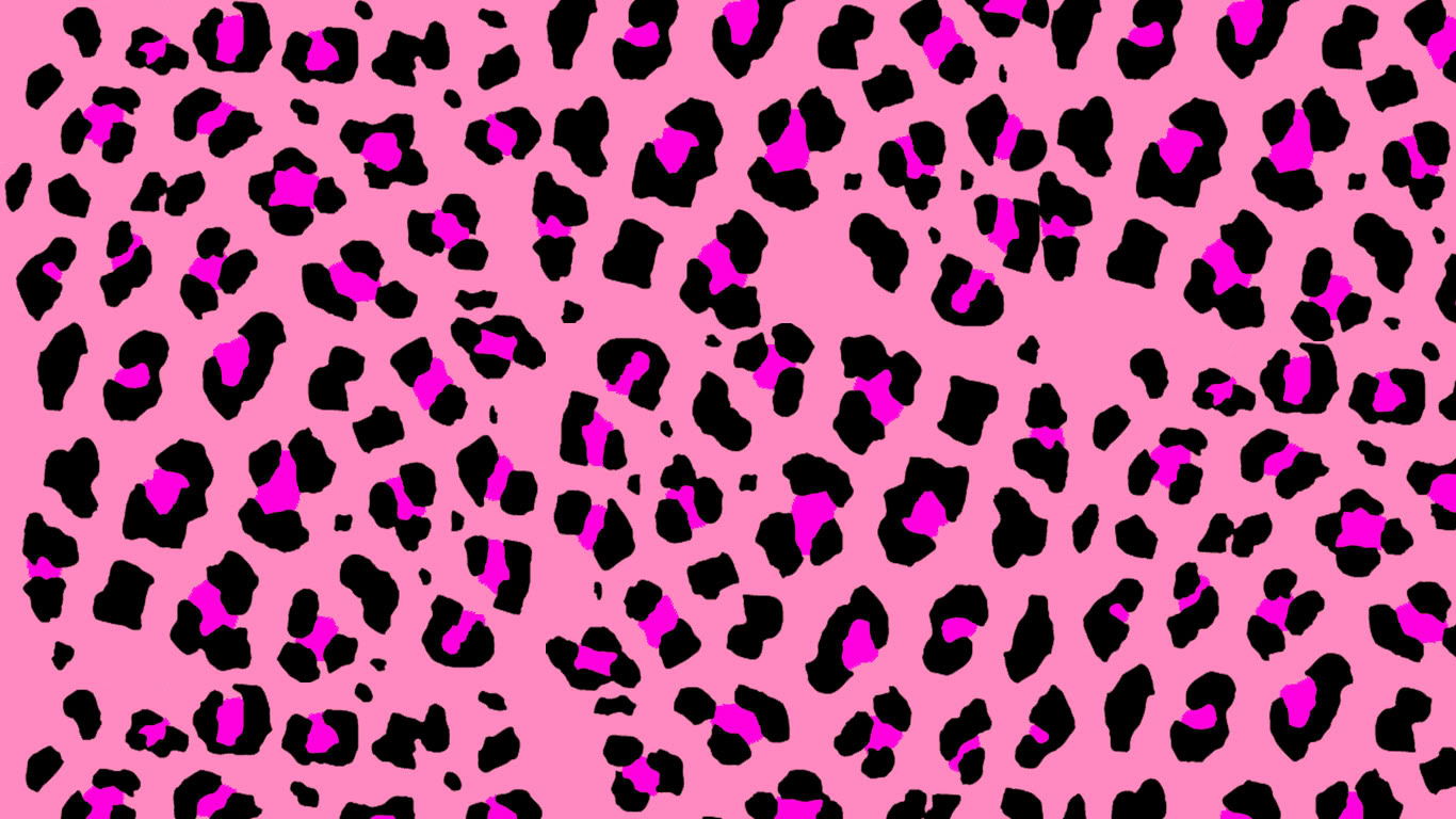 Pink Leopard Print Image   Pink Leopard Print Graphic Code 1366x768