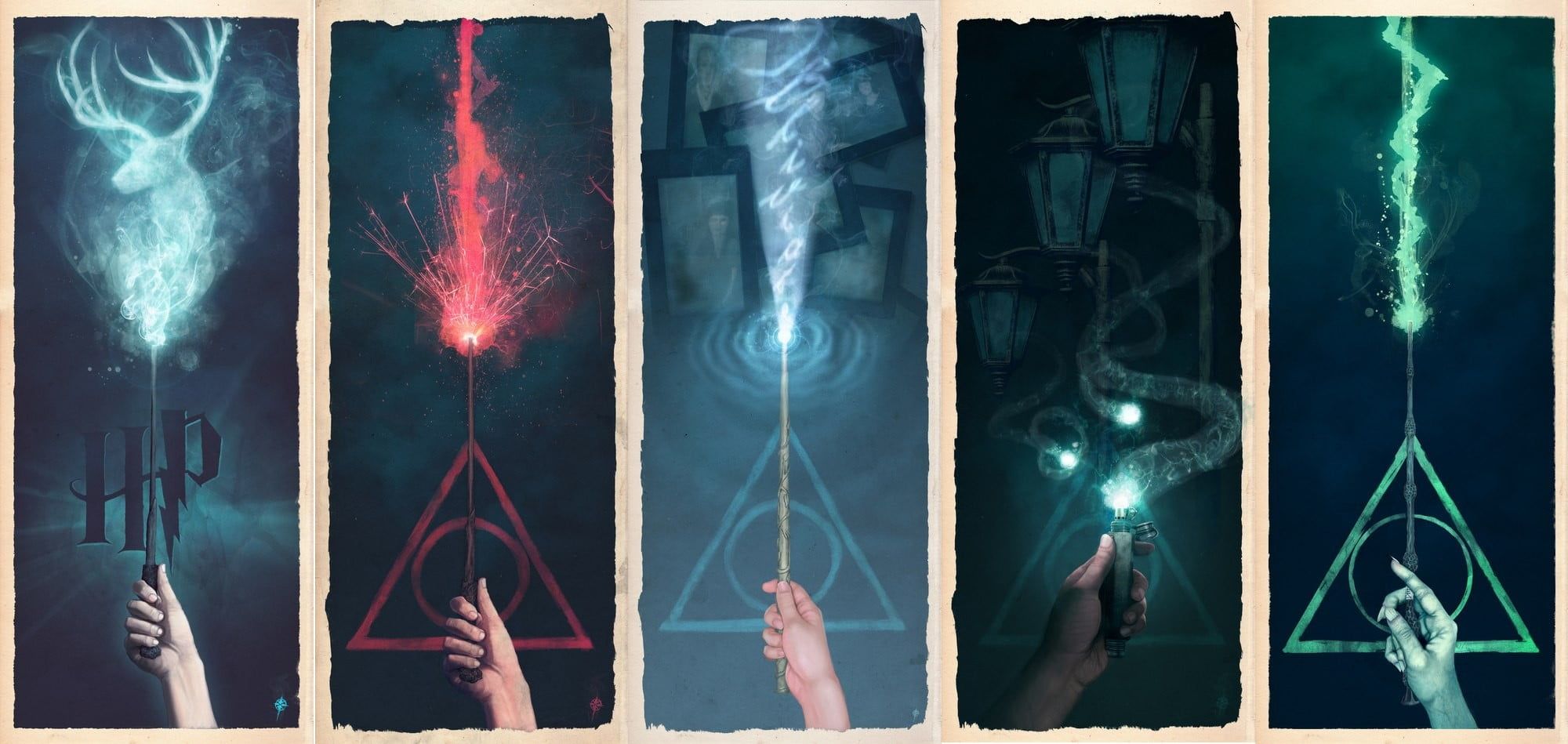 Harry Potter Wands Wallpapers on