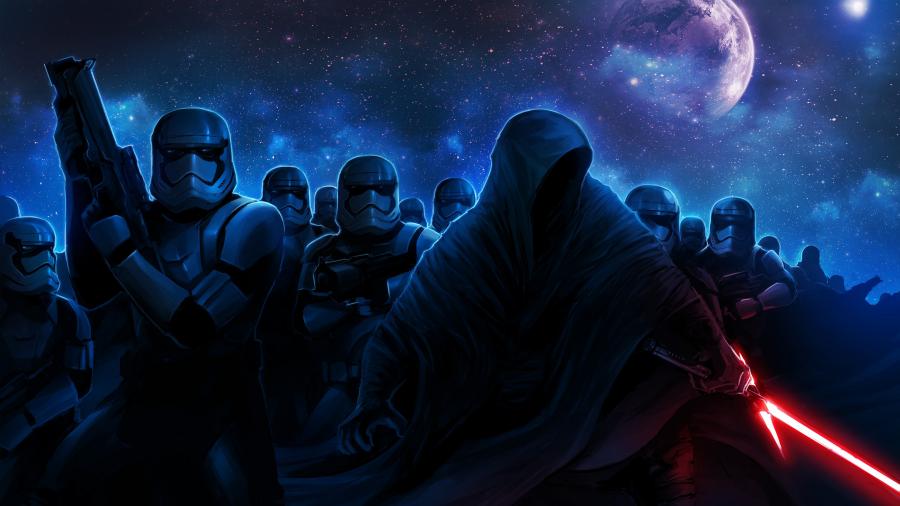 Darth Vader Stormtroopers Star Wars 4k Wallpaper