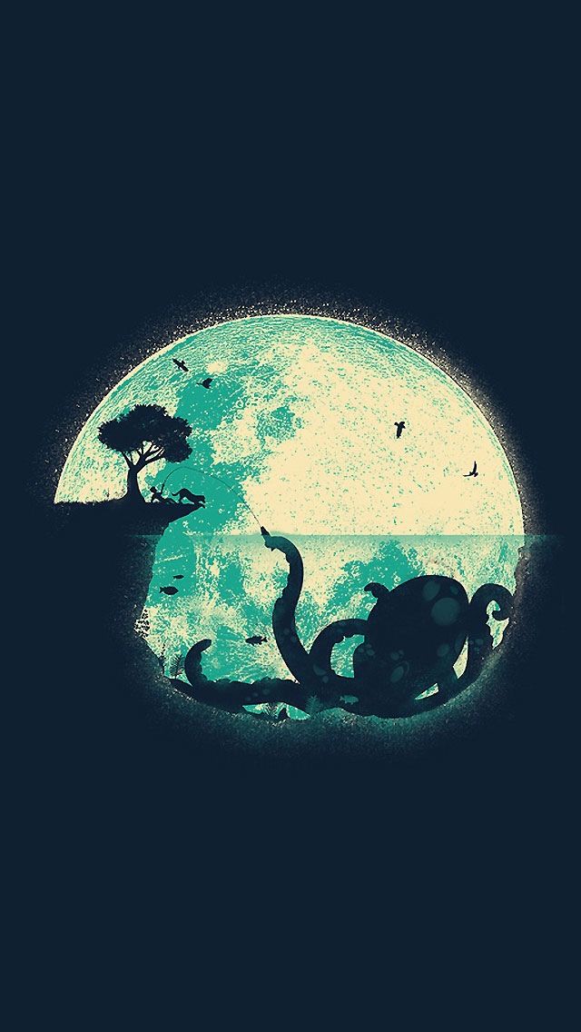 Octopus iPhone Wallpaper Inspiration In Art