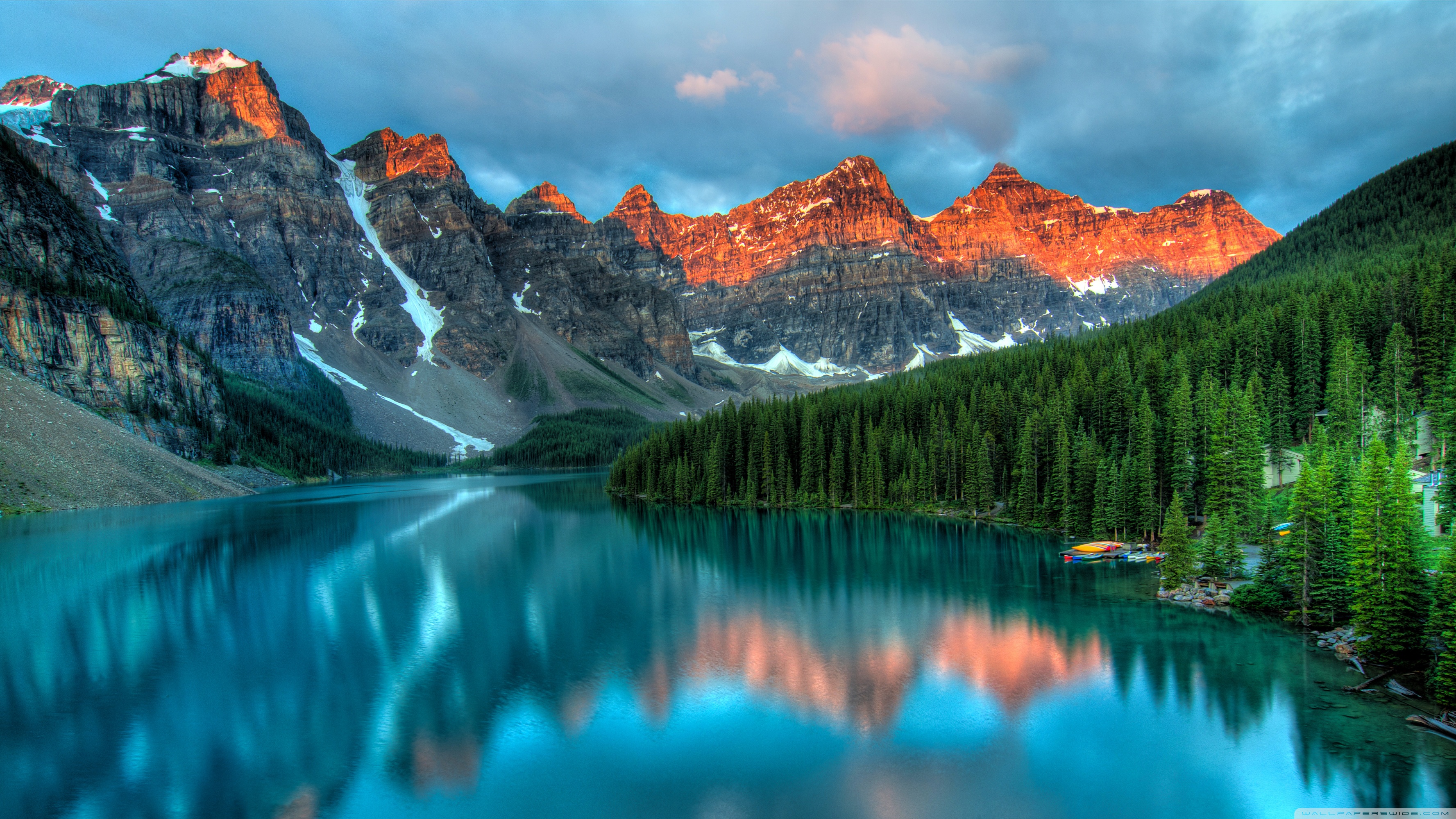 Free download Moraine Lake and the Valley of the Ten Peaks 4K HD