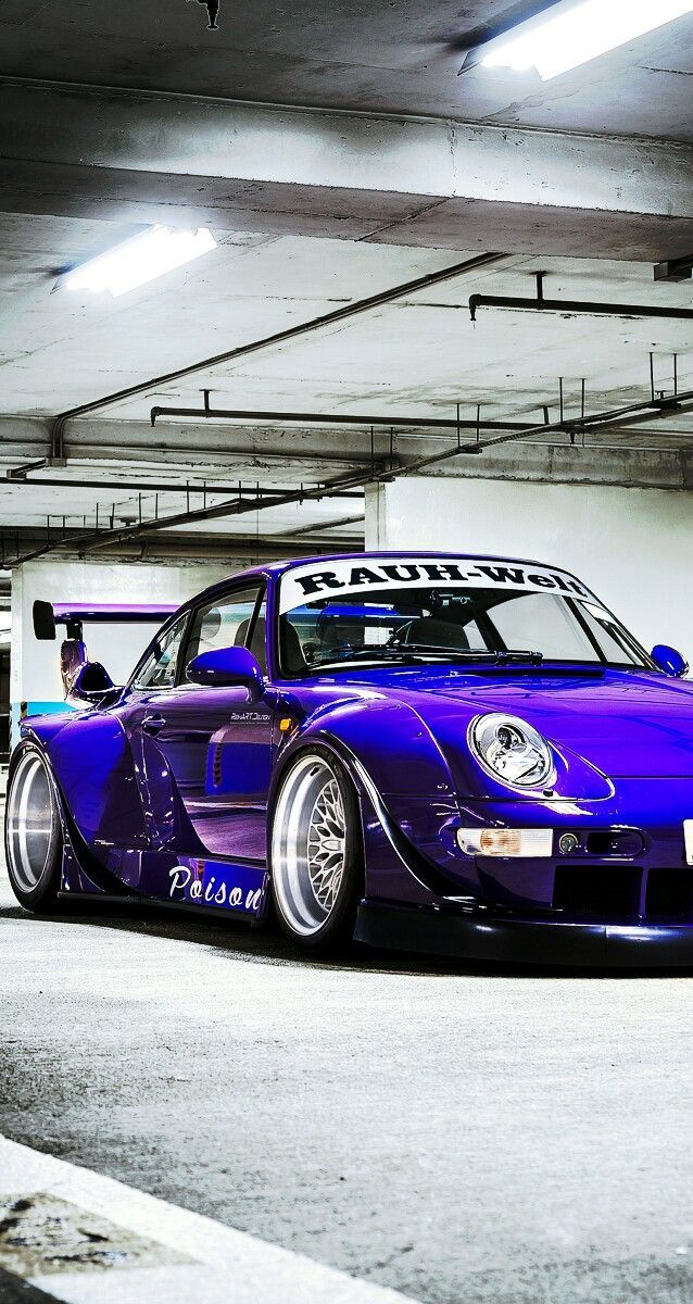RWB Porsche 993 Poison painted in ultraviolet purple otomocars